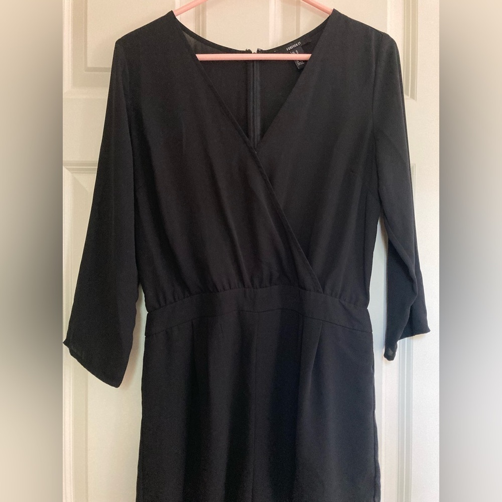 Basic Black Romper - Picture 3 of 8